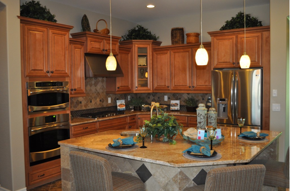 Trangular Island Kitchen Triangular Kitchen Island has Multiple Uses | Fulton Homes